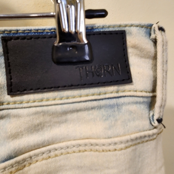 THORN Two Tones High Rise Skinny Jeans Size 8 - Picture 5 of 14